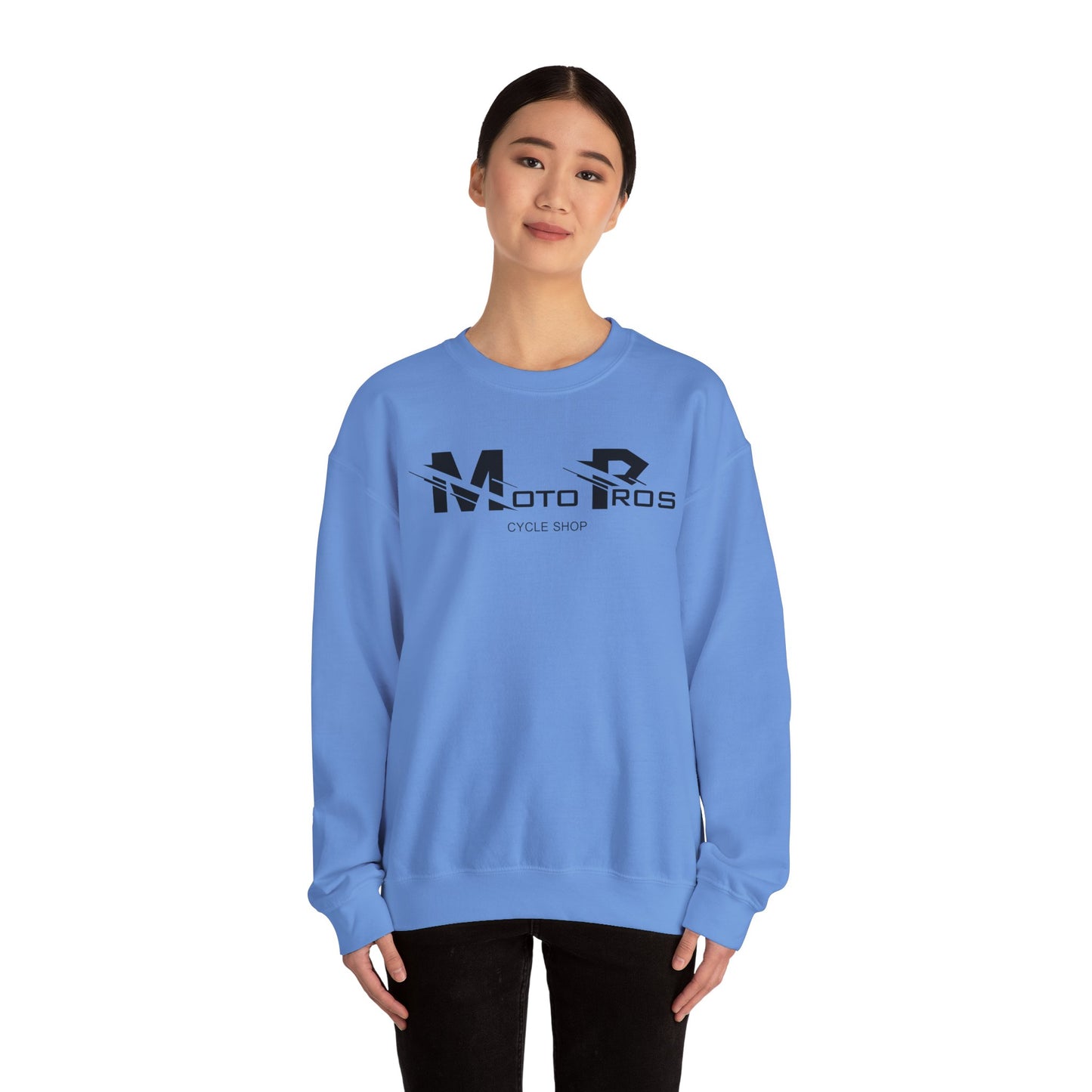 Moto Pros cycle Shop Crewneck Sweatshirt - MotoPros