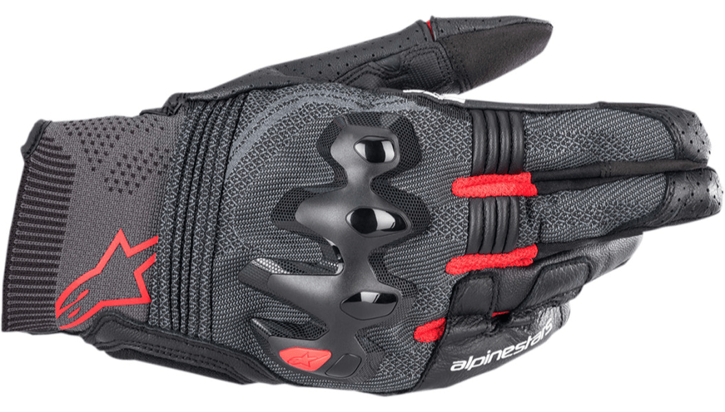 Morph Sport Gloves - Black/Bright Red - XL - MotoPros