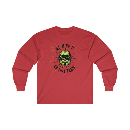 Mind On The Track  Long Sleeve Tee - MotoPros 