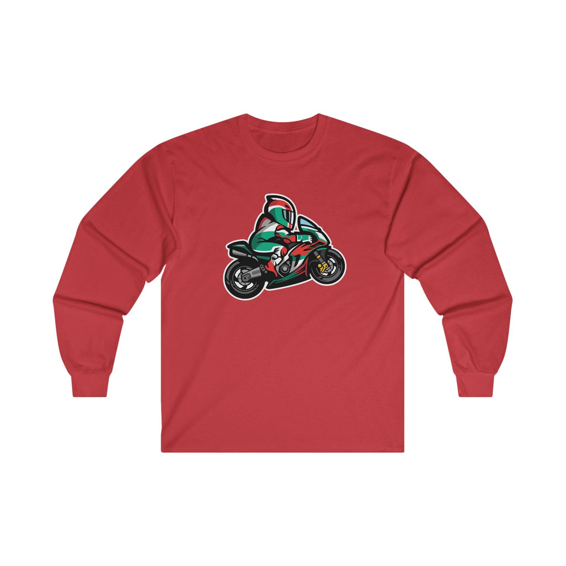 Motorcycle Rider Long Sleeve Tee - MotoPros 