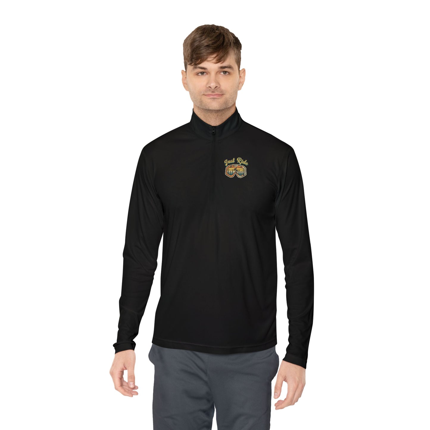 Quarter-Zip Pullover - Just Ride Moto Pros Cycle Shop Design