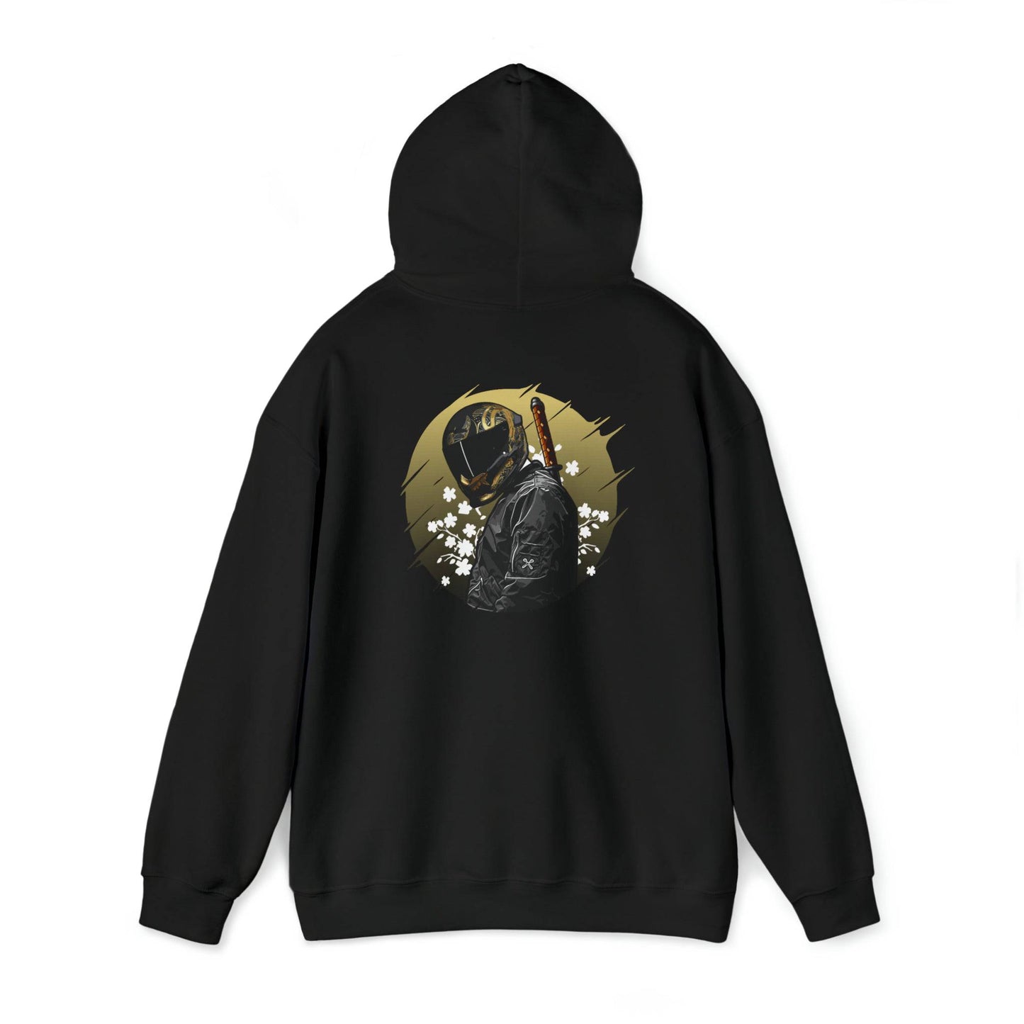 Katana Cherry Blossom  Hooded Sweatshirt - MotoPros 