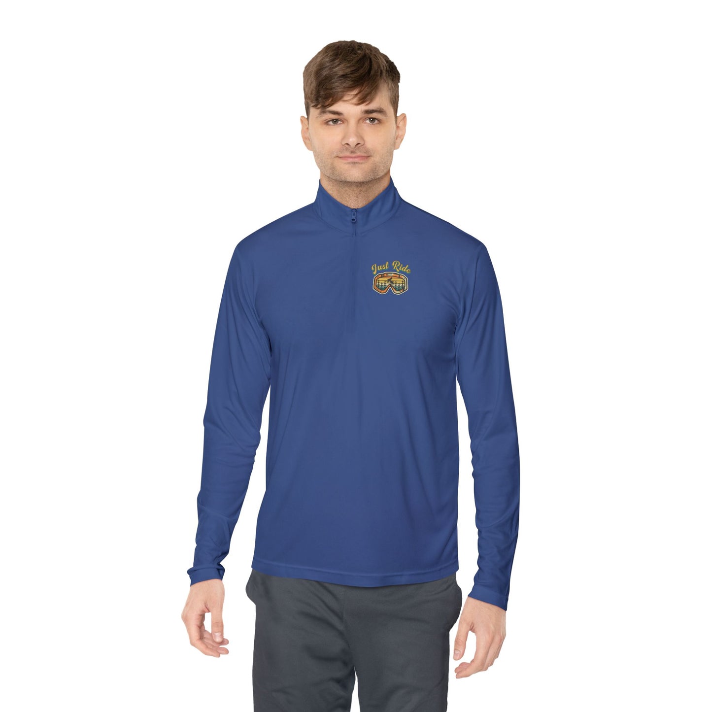 Quarter-Zip Pullover - Just Ride Moto Pros Cycle Shop Design