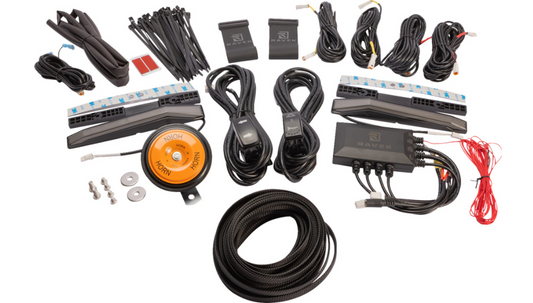 Turn Signal Kit - Amber - White Running Lights