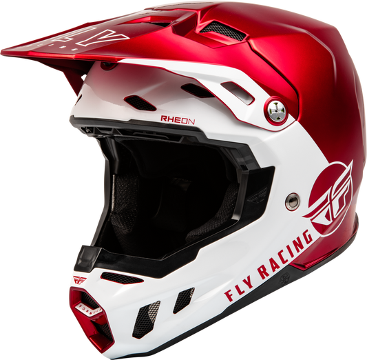 FLY RACING FORMULA CC CENTRUM HELMET METALLIC RED/WHITE