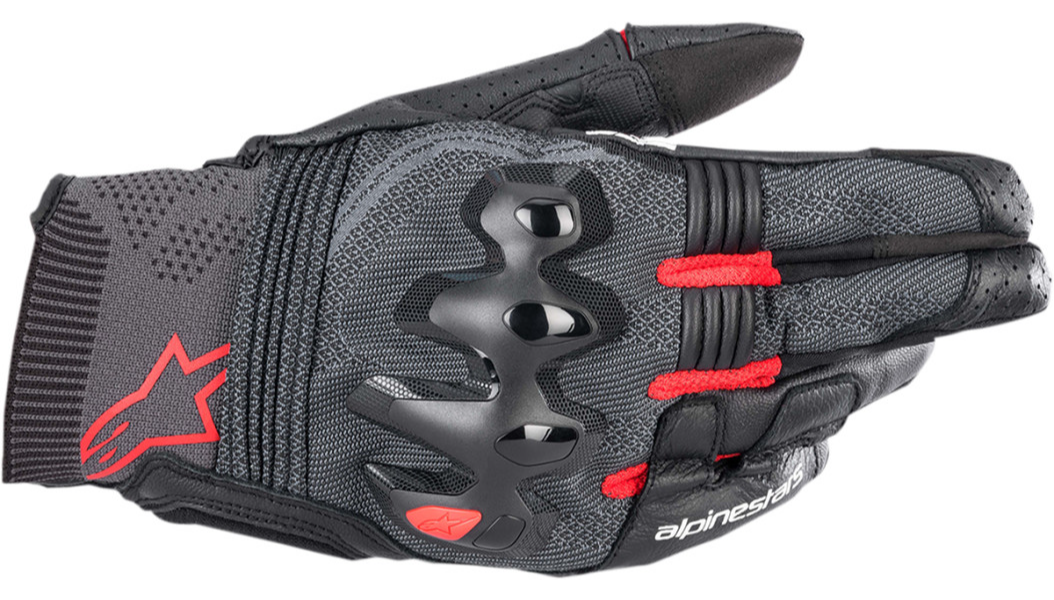 Morph Sport Gloves - Black/Bright Red - XL - MotoPros 