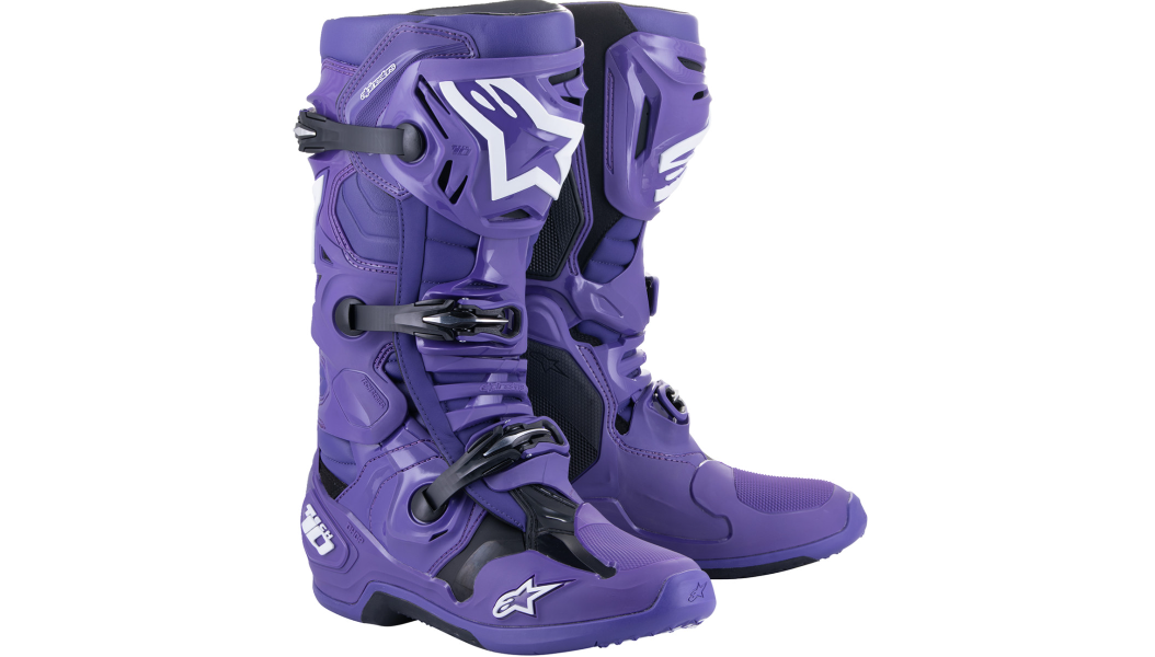 Tech 10 Boots - Purple/Black - MotoPros 