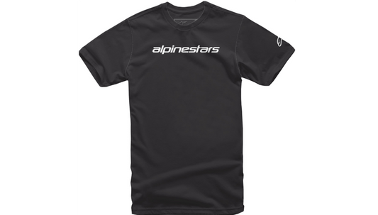 Linear Wordmark T-Shirt - Black/Gray - MotoPros 