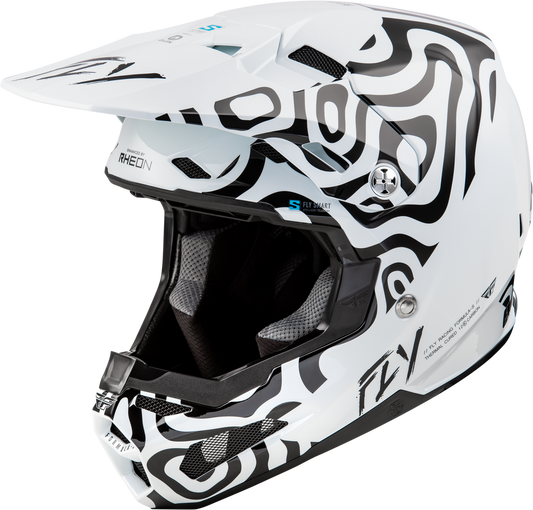 FLY RACING FORMULA S CARBON ABYSS HELMET WHITE/BLACK