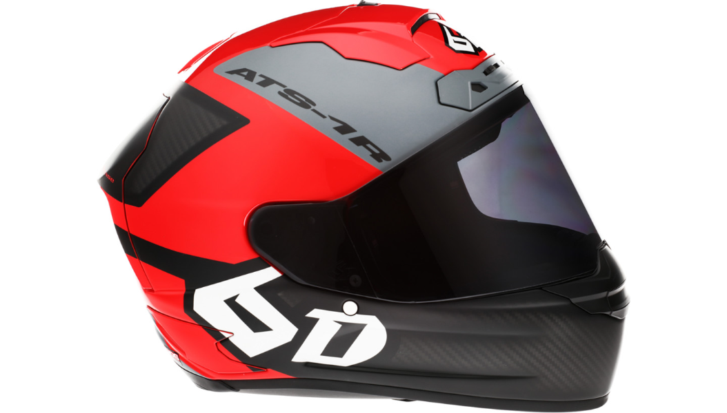 ATS-1R Helmet - Wyman - Red/Gray - Large - MotoPros 